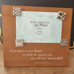 Maya Angelou Life Mosaic Photo Frame from Hallmark 2003